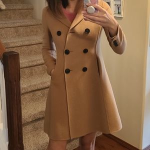 BCBG MaxAzria Wool Coat Camel